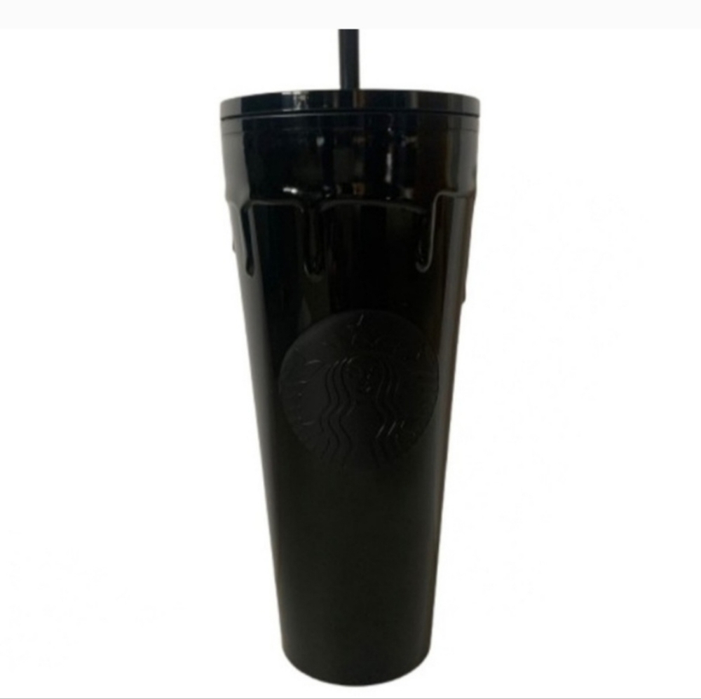 Costumized starbucks black drip halloween collection2024
